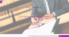 Desktop Screenshot of notariaplazadeespana.com