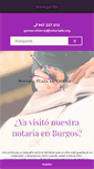 Mobile Screenshot of notariaplazadeespana.com